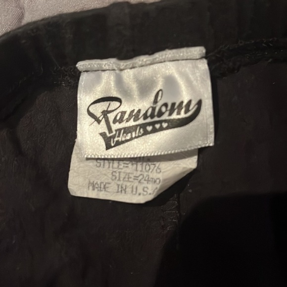 RANDOM HEARTS metallic heart leggings - Picture 2 of 2